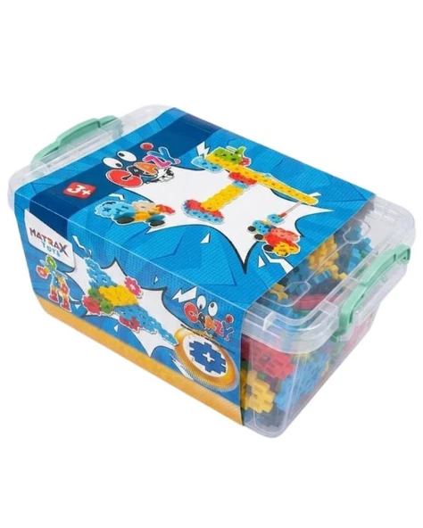 Matrax Toys Crazy Eğitici Blok Plastik Kutu 250 Parça ürün görseli 1