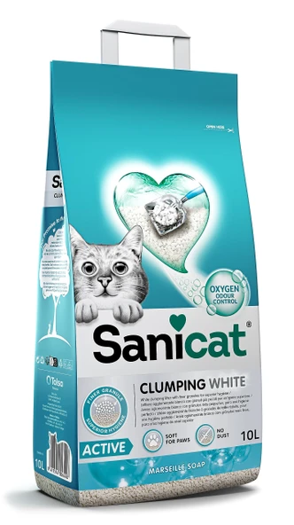 Sanicat Active Marsilya Sabunu Kokulu Kedi Kumu 10 LT ürün görseli 1