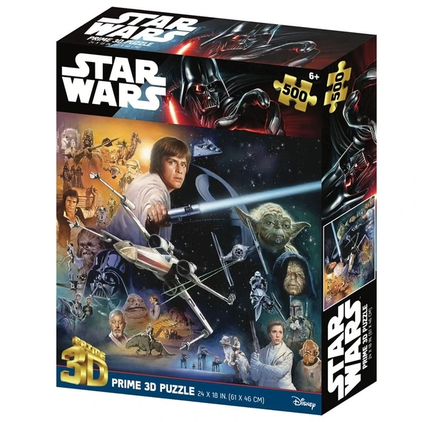 Prime 3D Star Wars Classic Puzzle 500 Parça ürün görseli 1