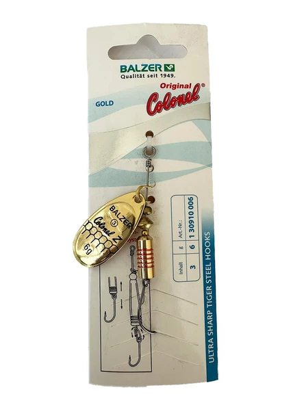 130910006 Colonel Gold Alabalık Kaşığı No:3 6gr ürün görseli 1