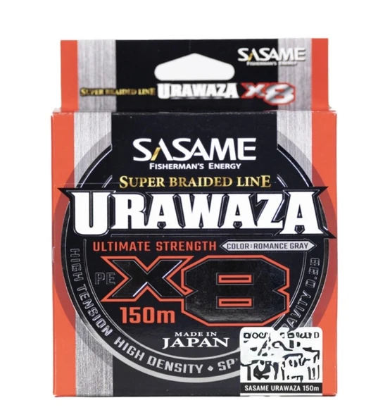 SASAME URAWAZA X8 150M, ROMANCE GRAY İP MİSİNA PE#0,8 0,12 MM ürün görseli 1