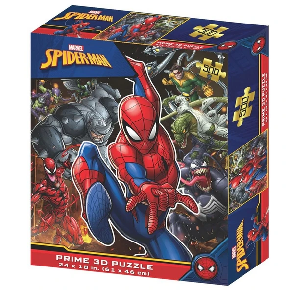 Prime 3D - Spider-Man 500 Parça Yetişkin Puzzle ürün görseli 1