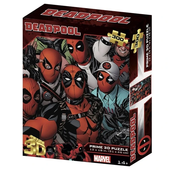 Prime 3D Marvel Deadpool Puzzle 300 Parça ürün görseli 1