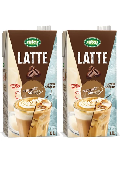 Sütaş Latte 1 lt x 2 Adet ürün görseli 1