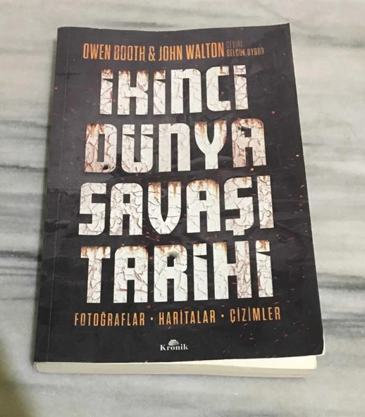 İKİNCİ DÜNYA SAVAŞI TARİHİ Fotoğraflar,Haritalar, Çizimler(Sahafiye Kitap) ürün görseli 1