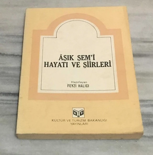 AŞIK ŞEM'İ HAYATI VE ŞİİRLERİ(Sahafiye Kitap) ürün görseli 1