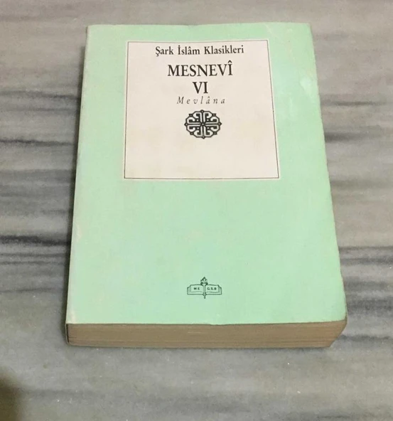 MESNEVİ VI ( 6 )(Sahafiye Kitap) ürün görseli 1