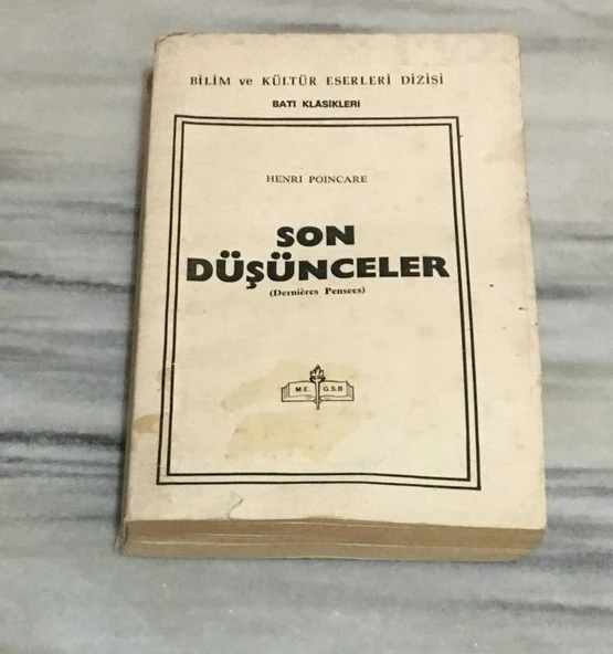 SON DÜŞÜNCELER(Sahafiye Kitap) ürün görseli 1
