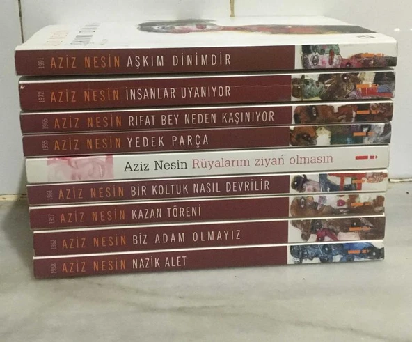 AZİZ NESİN 9 KİTAPLIK ÖYKÜ SETİ ( Bkz. Açıklama )(Sahafiye Kitap) ürün görseli 1