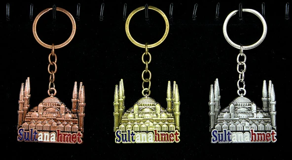 Metal Sultanahmet Anahtarlık Model 2 ürün görseli 1