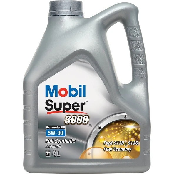 Mobil Super 3000 X1 Formula FE 5W30 Motor Yağı 4 L ÜT:2026 ürün görseli 1