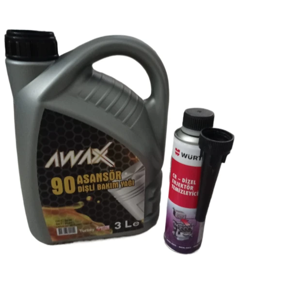 Awax Sae 90 3lt Asansör Yağı(Üretim Yılı 2026)ve Dizel Enjektör Temizleyici  300 ml Motor Performansını Artıran Çevre Dostu Formül ürün görseli 1