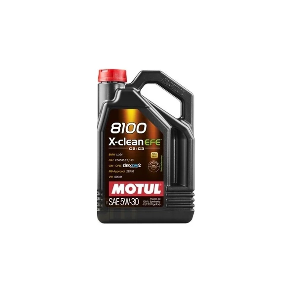 Motul 8100 X-Clean Efe 5W-30 4 Litre Motor Yağı (Üretim Yılı : 2025) ürün görseli 1