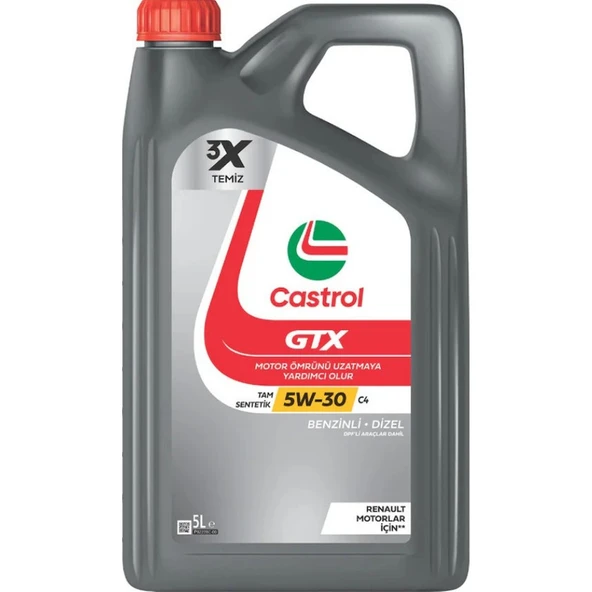 Castrol Gtx 5W-30 5 Litre Motor Yağı (  Üretim Yılı 2025 ) ürün görseli 1