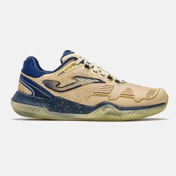 Joma TPOIS2625C Point Toprak Kort Erkek Tenis Ayakkabısı Bej/Lacivert ürün görseli 1