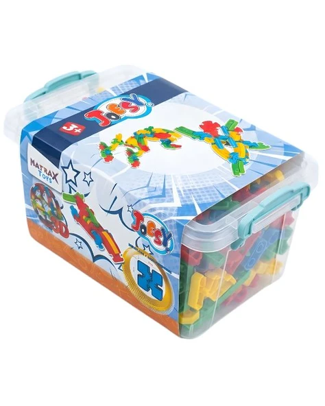 Matrax Toys Joesy Eğitici Blok Plastik Kutu 250 Parça ürün görseli 1