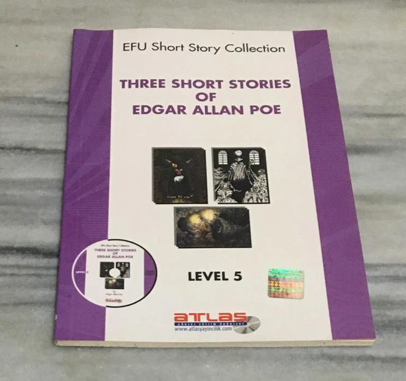 THREE SHORT STORIES OF EDGAR ALLAN POE Level 5(Sahafiye Kitap) ürün görseli 1