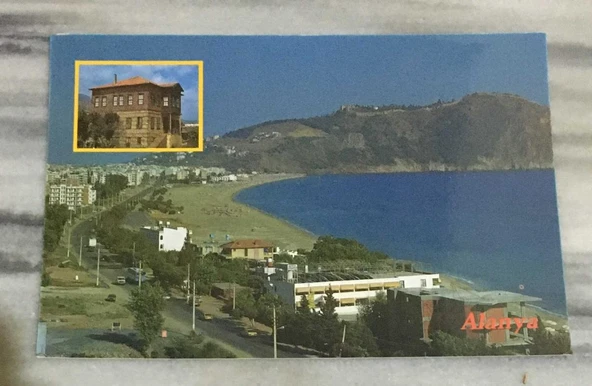 ALANYA ANTALYA 1992 TARİHİYLE NOTLU KARTPOSTAL(Sahafiye Kitap) ürün görseli 1