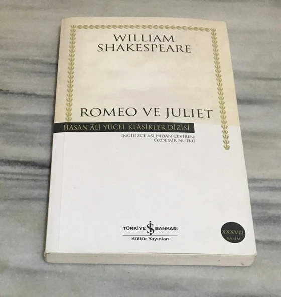 Hasan Ali Yücel Klasikleri ROMEO VE JULIET ( XXXVIII.BASIM )(Sahafiye Kitap) ürün görseli 1