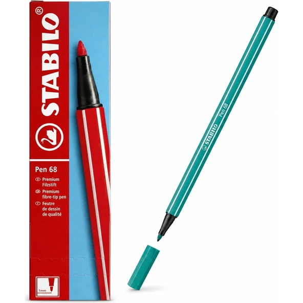 Pen 68 Turkuaz Mavisi 68/51 10 Lu Paket ürün görseli 1