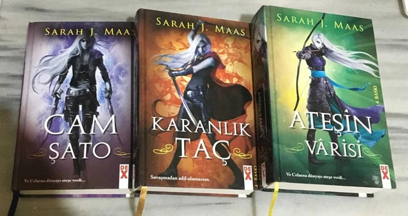 CAM ŞATO - KARANLIK TAÇ - ATEŞİN VARİSİ ( İLK 3 KİTAP ) CİLTLİ(Sahafiye Kitap) ürün görseli 1