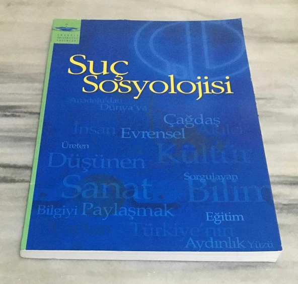 AÖF - SUÇ SOSYOLOJİSİ(Sahafiye Kitap) ürün görseli 1