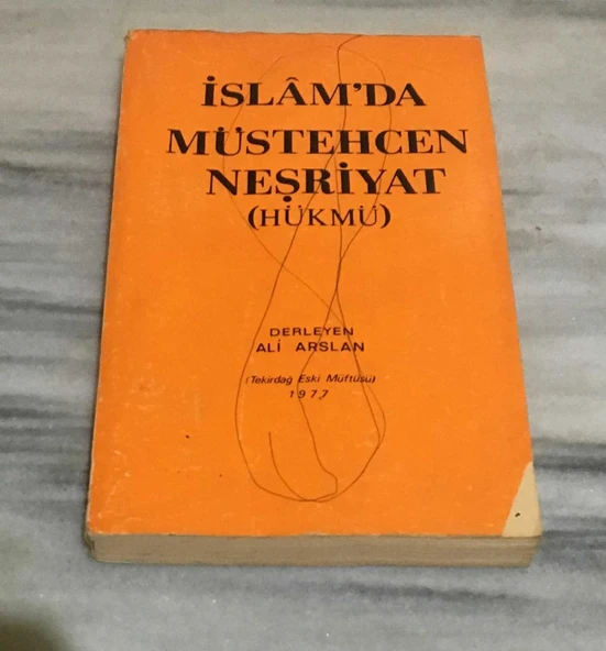 İSLAM'DA MÜSTEHCEN NEŞRİYAT HÜKMÜ(Sahafiye Kitap) ürün görseli 1