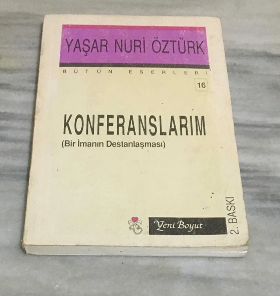 KONFERANSLARIM Bir İmanın Destanlaşması(Sahafiye Kitap) ürün görseli 1