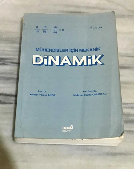Mühendisler için Mekanik DİNAMİK 1.BASKI(Sahafiye Kitap) ürün görseli 1