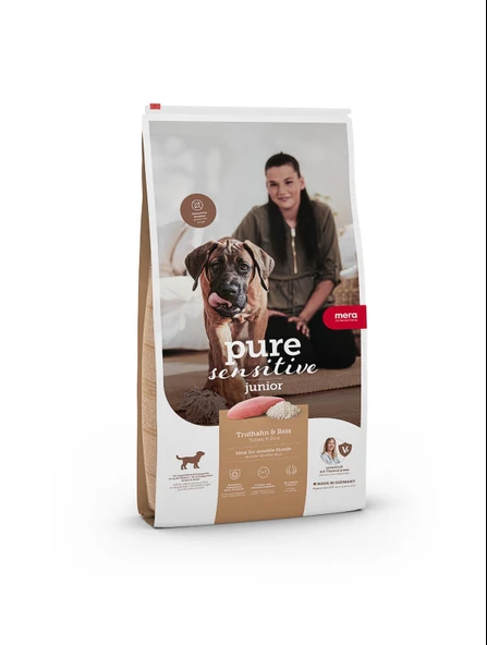 Mera Pure Sensitive Junior Hindili Yavru Köpek Maması 12,5 Kg ürün görseli 1