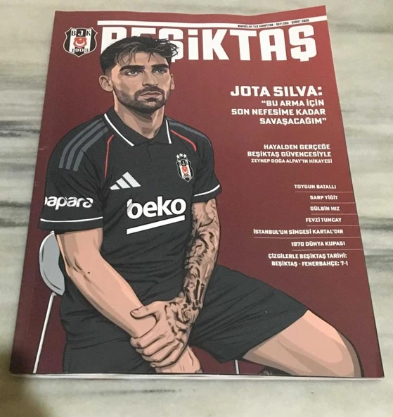 BEŞİKTAŞ DERGİSİ Şubat 2026 Sayı 286 Hayalden Gerçeğe Beşiktaş Güncesiyle ZEYNEP DOĞA ALPAY'IN HİKAYESİ(Sahafiye Kitap) ürün görseli 1