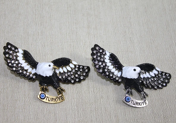 Swarovski Taşlı Kartal Figürlü Magnet ürün görseli 1