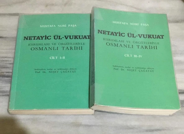 NETAYİC ÜL-VUKUAT Kurumları ve Örgütleriyle Osmanlı Tarihi 1.2.3.4.Ciltler ( 2 KİTAPTA )(Sahafiye Kitap) ürün görseli 1
