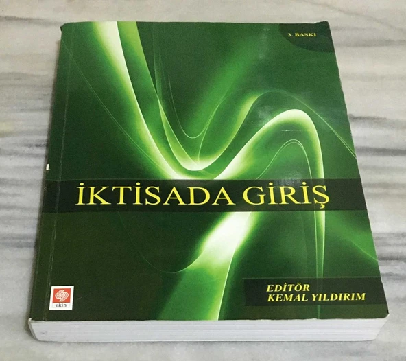 İKTİSADA GİRİŞ 3.BASKI(Sahafiye Kitap) ürün görseli 1