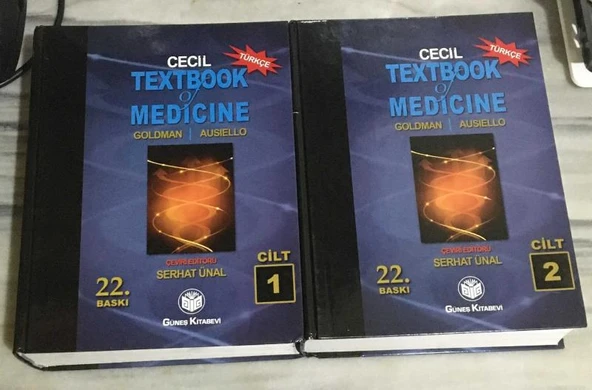 CECIL TEXTBOOK of MEDICINE 1.2.CİLTLER ( TAKIM ) ( 22.BASKI ) TÜRKÇE - 2006(Sahafiye Kitap) ürün görseli 1