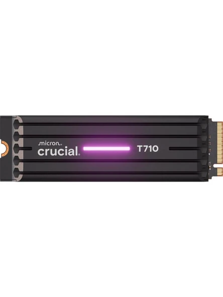 Crucial T710 1TB PCIe Gen5 NVMe M.2 SSD CT1000T710SSD5 SOĞUTUCULU Heatsink ürün görseli 1