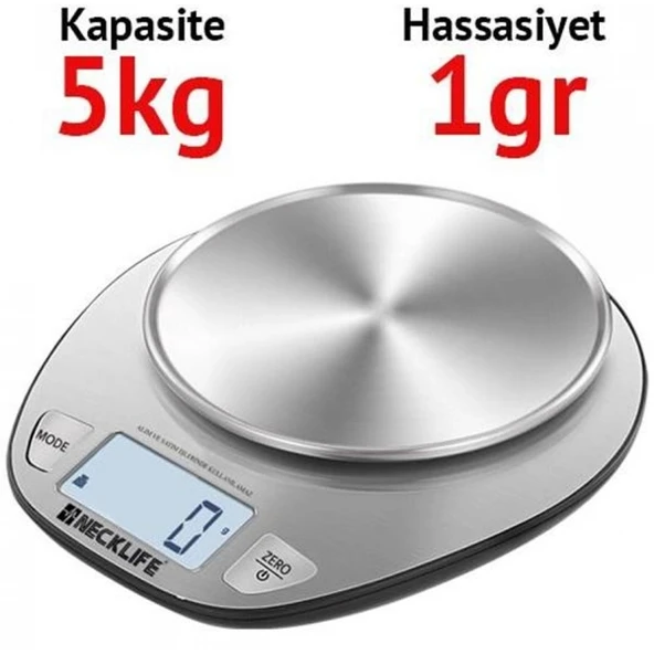 EK4352H Dijital Mutfak Terazisi - 5 Kg ürün görseli 1