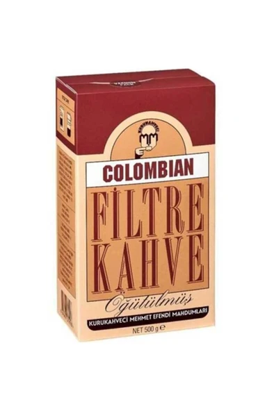 Kurukahveci Mehmet Efendi Turkish Beans Colombian Filter Coffee 500 Gr ürün görseli 1