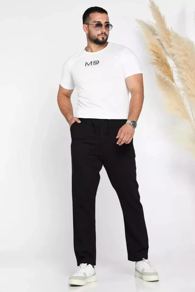 Guesto Erkek Slim Fit Dar Kesim Beli Bağlamalı Casual Jogger Pantolon 7695 ürün görseli 1