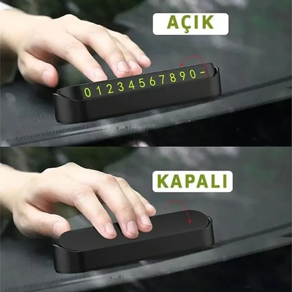 Araç Fosforlu Numaratör Aç-Kapa - Resim 2