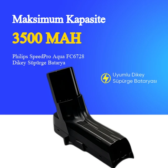 Philips SpeedPro Aqua FC6728 Dikey Süpürge 3500 Mah 25.2 V Batarya – Orjinal Uyumlu Uzun Ömürlü, Maksimum Performans Pil ürün görseli 1