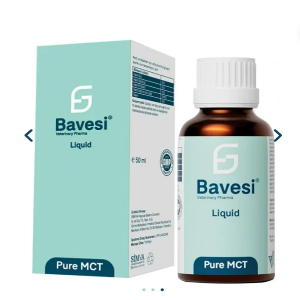 Bavesi Kedi ve Köpek İçin Saf MCT Yağı 50 ml - Enerji ve Beyin Sağlığı Destekleyici Besin Takviyesi ürün görseli 1