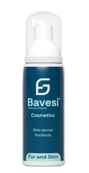 Bavesi Kedi ve Köpek Kuru Şampuan Susuz Deri ve Tüy Bakım Temizleme Köpüğü 100 ml - Koku Giderici ürün görseli 1