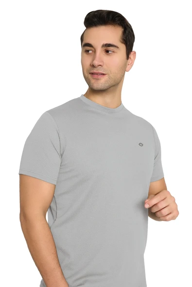 Crozwise Waffle Sıfır Yaka Tişört Bej 7151-05 ürün görseli 1