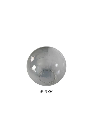 Avize Yedek Glop Cam Füme 15 Cm ürün görseli 1