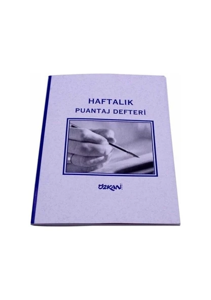 Özkan Puantaj Defteri Haftalık 13x19 cm ürün görseli 1