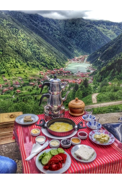 Fiery Night Trabzon Manzarası A4 Fotoğraf Baskısı 4 ürün görseli 1