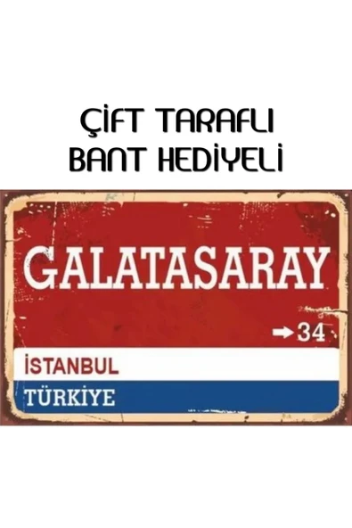 Organik Yolda Gs Şehir Tabelası Görünümlü Poster, (Fotoğraf Kağıdı Baskısıdır) Tüm Zeminlere Yapışır, Kaliteli Basım 15 X 21 Cm. ürün görseli 1