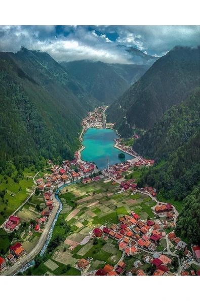 Fiery Night Trabzon Manzarası A4 Fotoğraf Baskısı 5 ürün görseli 1