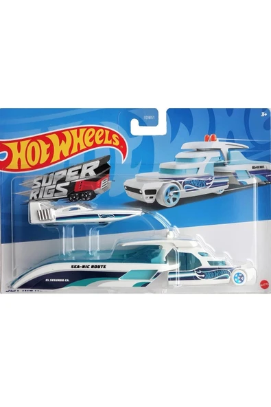 HOT WHEELS Orjinal Taşıyıcı Tırlar Sea-nıc Route Hdt06 Orjinal Hotwheels Taşıyıcı Tır Ve Araba ürün görseli 1